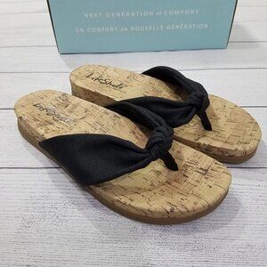 Lifestride Velocity 2.0 Happy Thong Sandals Womens Size 9.5